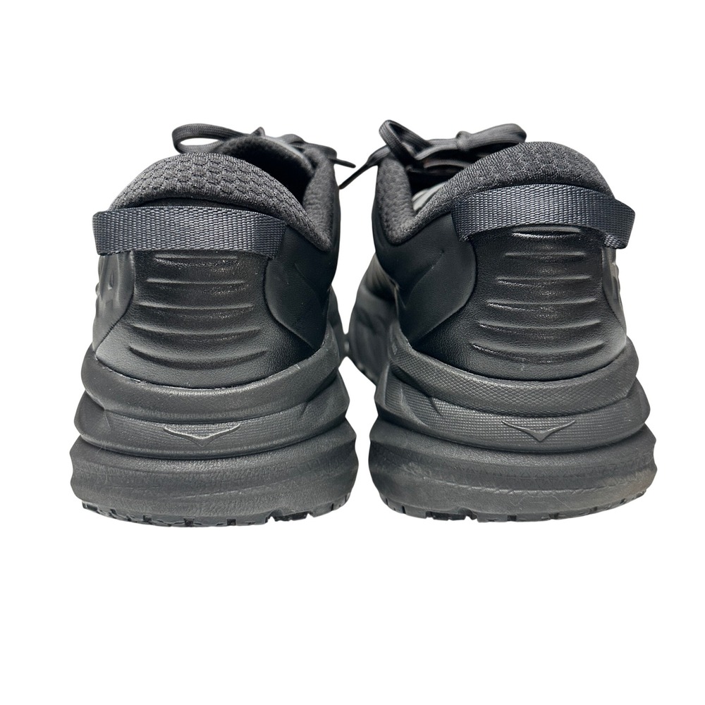 HOKA Bondi SR Mens Shoe Size 13 Water Slip Resistant Triple Black EUC - Picture 8 of 11